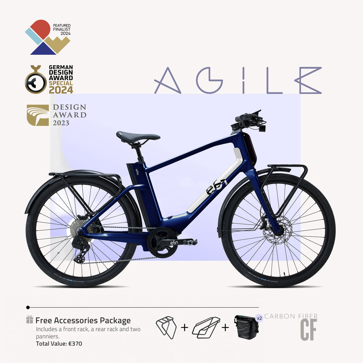 Sportliches Carbon E-Bike für Pendler | Performance