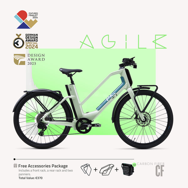 AGILE urban-Carbon Fiber E-Bike | Lightweight High-Performance Electric Bicycle