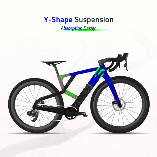 Panorama-Carbon Fiber | Y-Shape Suspension E-Bike