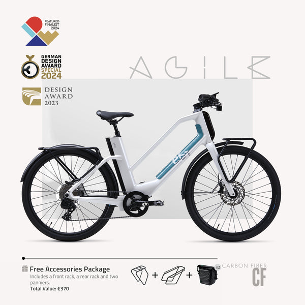 AGILE urban-Carbon Fiber E-Bike | Lightweight High-Performance Electric Bicycle
